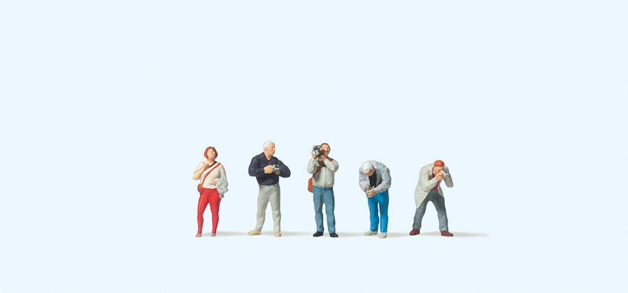 Preiser 79210 Trainspotters (5) Figure Set N Gauge