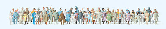 Preiser 79251 Passengers/Passers By (60) Figure Set N Gauge