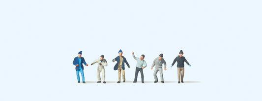 Preiser 80908 Workers (6) Figure Set 1:200
