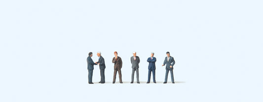 Preiser 80910 Businessmen (6) Figure Set 1:200