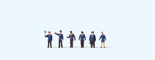 Preiser 88510 Railway Personnel (6) Figure Set Z Scale