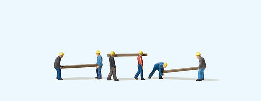 Preiser 88512 Track Workers (6) Figure Set Z Scale