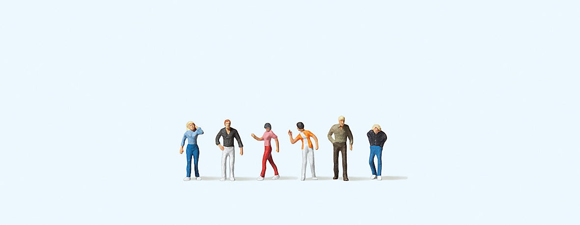 Preiser 88543 Passers By (6) Figure Set Z Scale