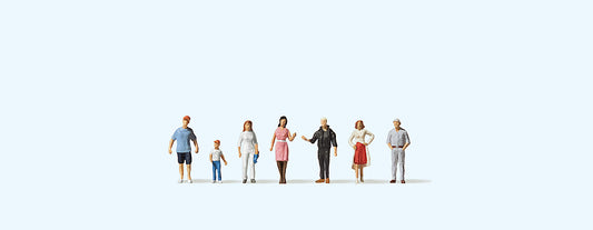 Preiser 88559 Passers By (7) Figure Set Z Scale