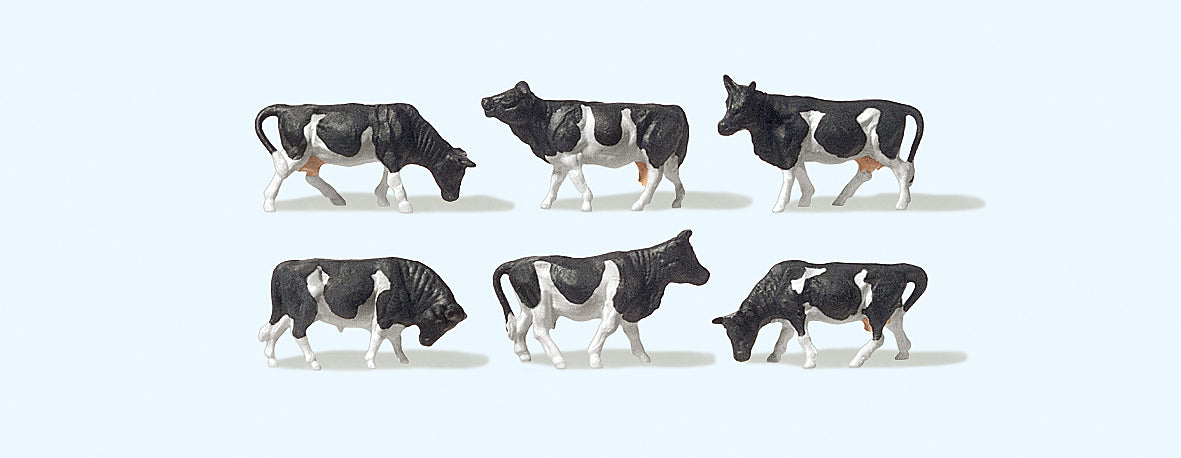 Preiser 88575 Cows (6) Figure Set Z Scale