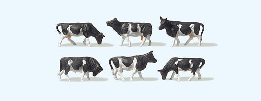 Preiser 88575 Cows (6) Figure Set Z Scale