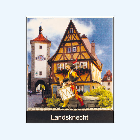 Preiser Mercenary with Drum Motif Box HO Gauge PR99504