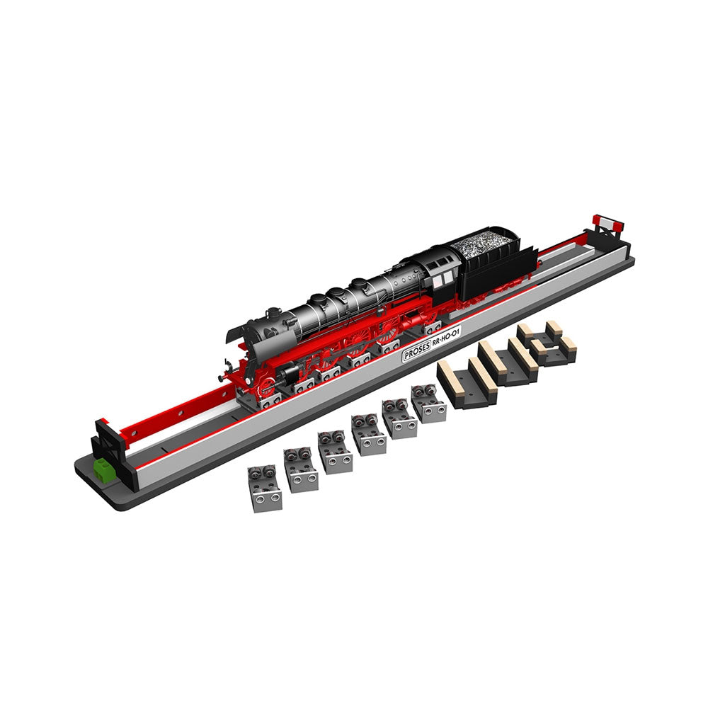 Proses PRR-HO-01 Rolling Road Stand (500mm) HO/OO w/Drive Wheel Cleaners OO Gauge