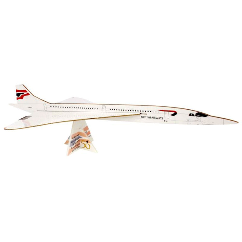 Prestige Models Laser Cut Balsa Kit 1002 Concorde Alpha Foxtrot 50th Anniv. Ed.