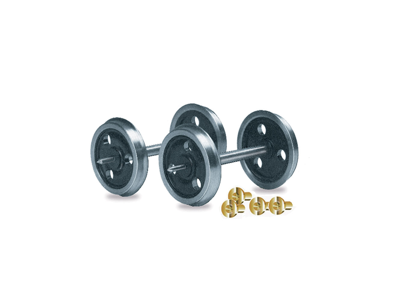 Parkside PS627 3 Hole Disc Wheels & Bearings (prev. RO-7) O Gauge