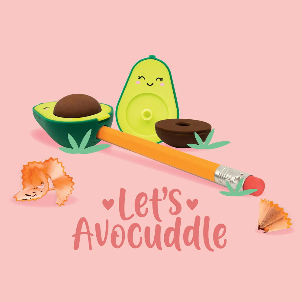 Legami Let's Avocuddle - Avocado Pencil Sharpener with Eraser