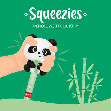Legami Squeezies Pencil with Squishy - Panda - HB