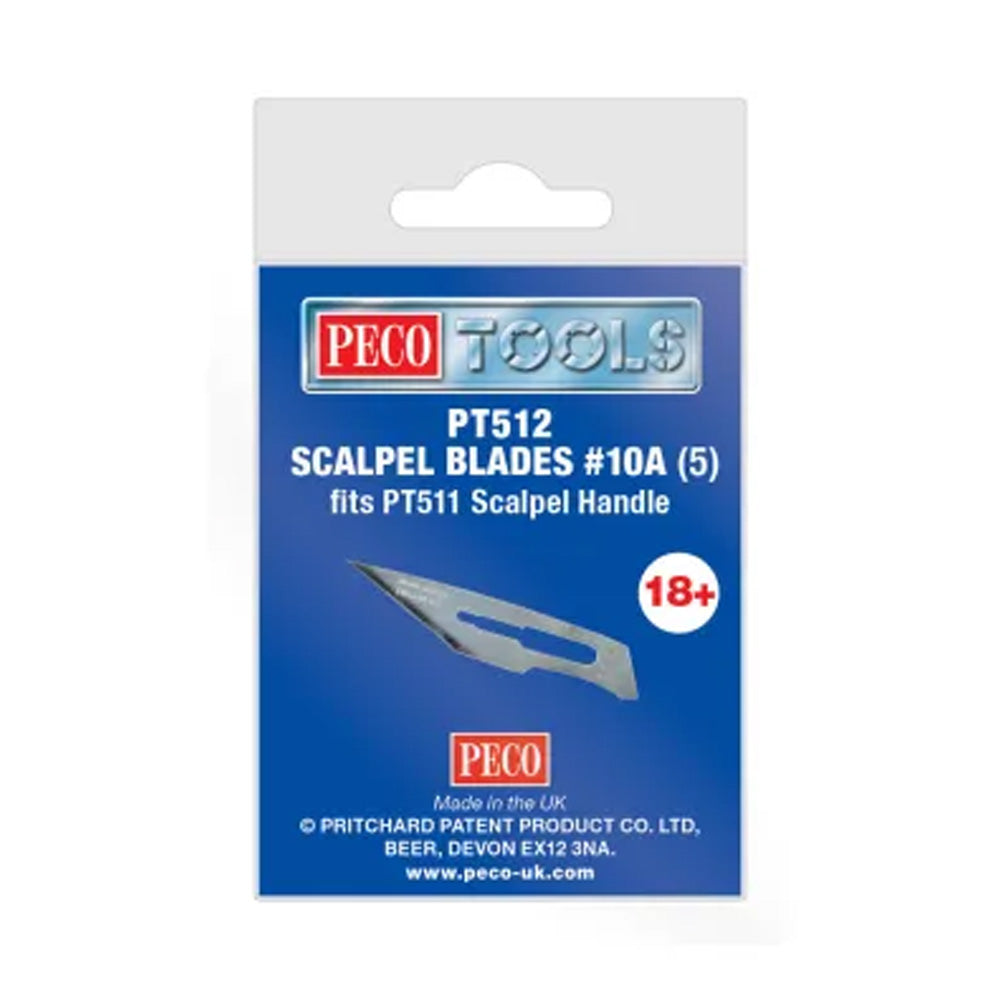 PECO PT-512 10A Scalpel Blades (5)