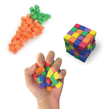 Fidlbitz Deluxe Starter Set - Revolutionary Cubes That Stick Together! Age 3+