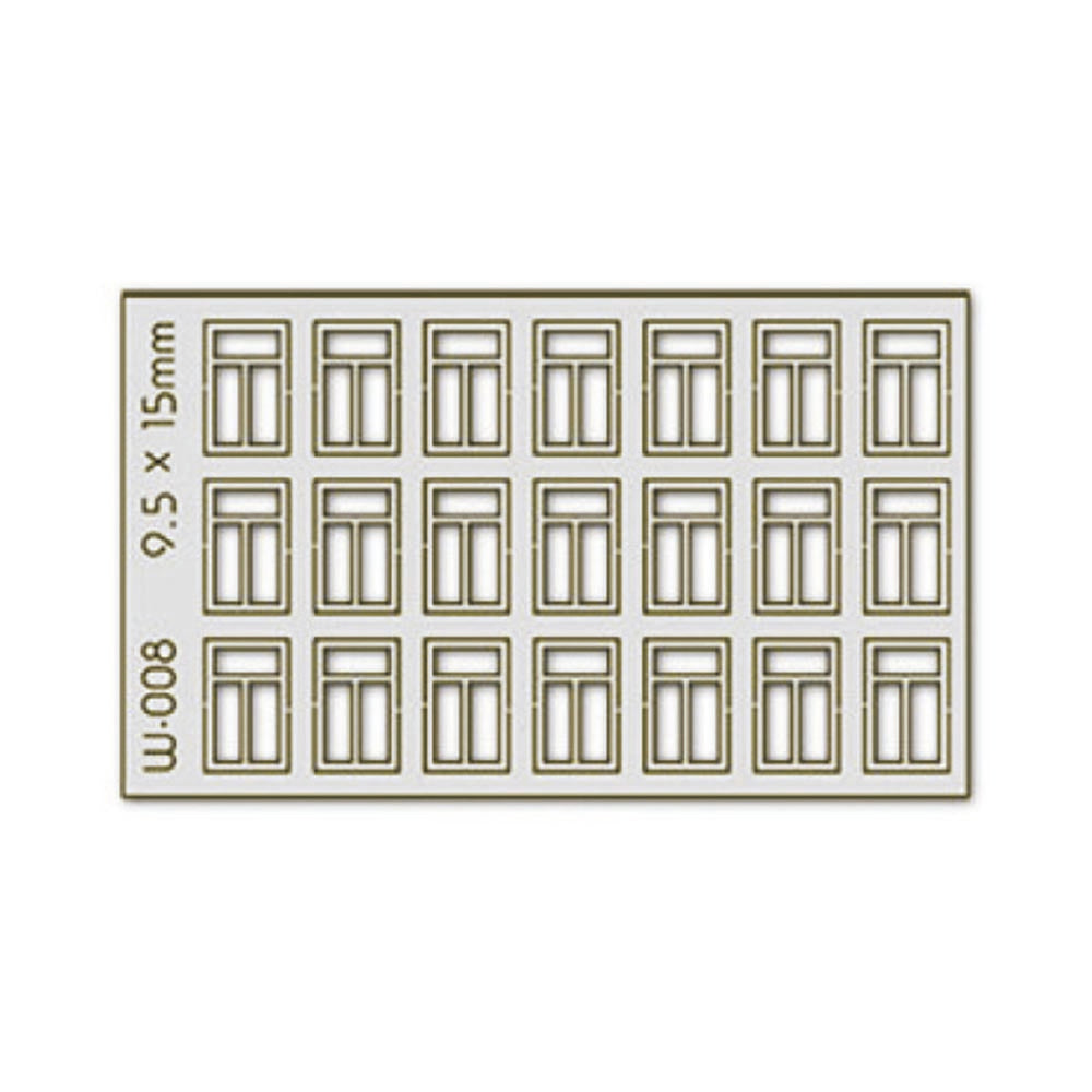 Proses W-008 21 pcs 9.5X15mm 3 Pane Windows H0/00