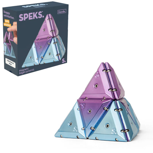 Speks Geode Pyramid Nova - Magnetic Fidget Toy