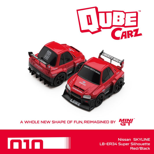 QubeCarz 010 Nissan LB-ER34 Super Silhouette SKYLINE by MiniGT