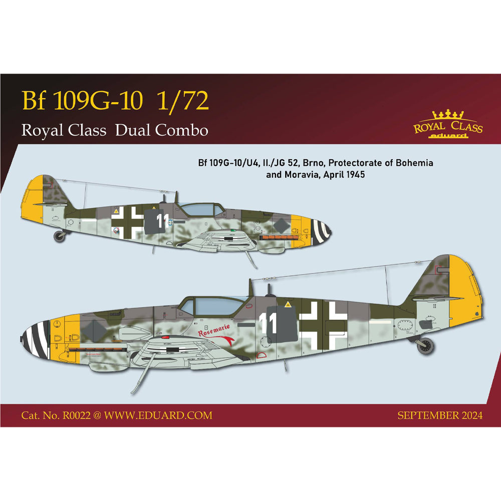 Eduard R0022 Royal Class Bf 109G-10 Dual Combo 1:72 Aircraft Model Kit
