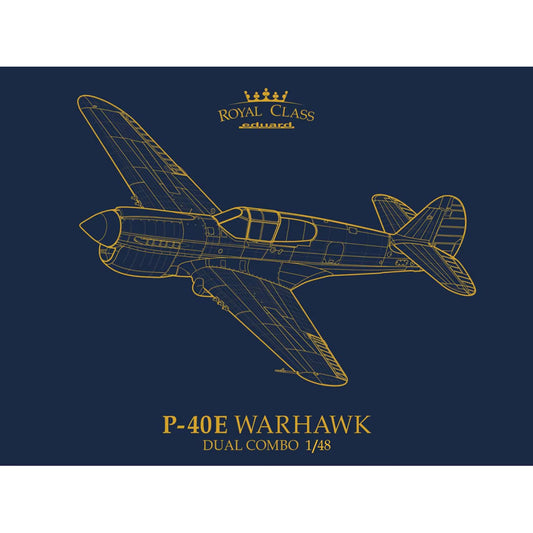 Eduard P-40E Warhawk Dual Combo Royal Class 1:48 Model Kit R0023