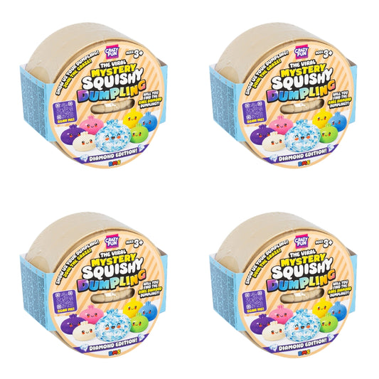 RMS Crazy Fun - The Original Mystery Squishy Dumpling - Diamond Edition - 4 Pack