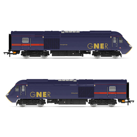 Hornby R30343 GNER Class 43 HST Bo-Bo Train Pack OO Gauge