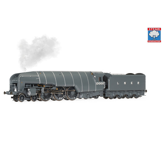 Hornby R30352SS LNER, W1 Class, 4-6-4, 10000 'Hush Hush' w/Steam Generator Era 3