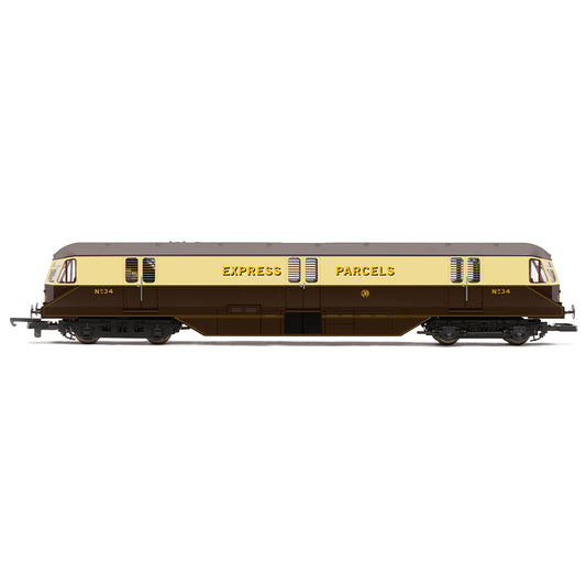 Hornby R30384 RailRoad Plus GWR, Bo-Bo, No. 34 Parcels Car - Era 3 OO Gauge