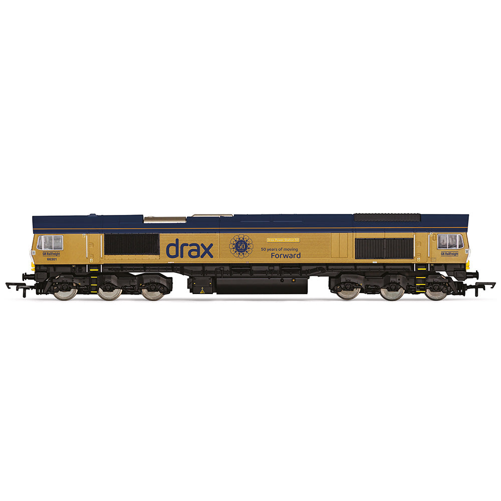 Hornby R30461 RailRoad GB Railfreight Class 66 Co-Co '‘Drax Power Station 50’