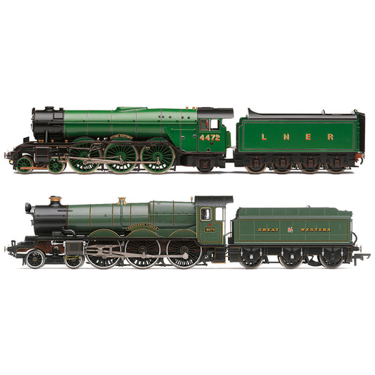 Hornby R30465 LNER Flying Scotsman & BR Pendennis Castle in Australia Twin pack