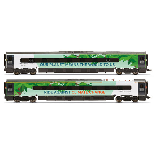 Hornby R40451 Avanti West Coast Class 390 Climate Change Livery Coach Pack 1