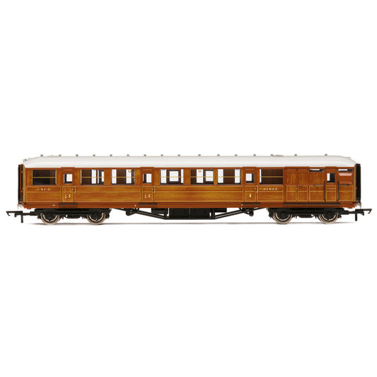 Hornby R40454 LNER Gresley Corridor Teak Coaches Brake 3rd 21437