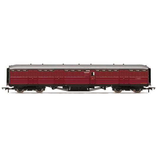 Hornby R40461 BR Gresley Corridor Crimson Passenger Brake E70448E