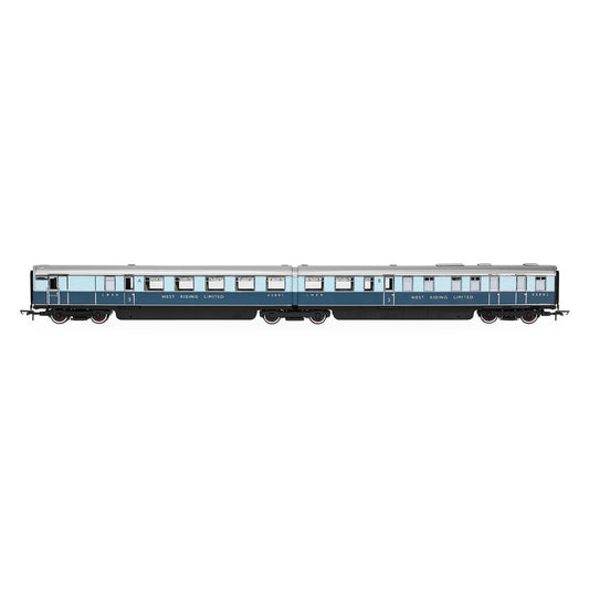 Hornby R40477 LNER West Riding Ltd Brake Third & Kitchen Third Artic. Coach Pack