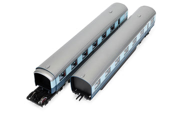 Hornby R40478 LNER West Riding Ltd Double Open First Artic. Coach Pack