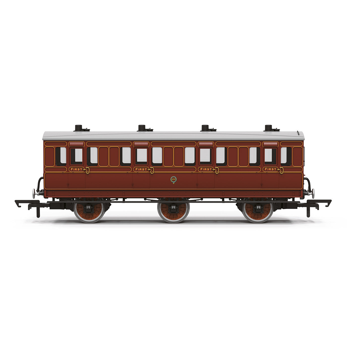 Hornby R40538 LB&SCR 6 wheel First class coach 452