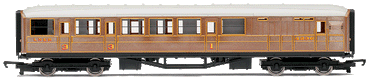 HORNBY Coach R4333 LNER Teak Brake Railroad