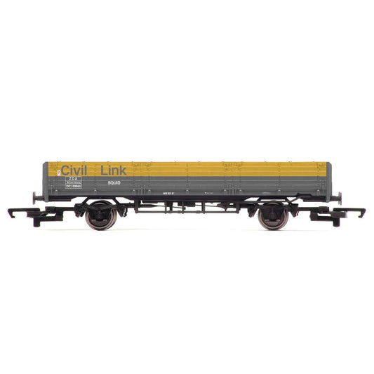 Hornby R60230 RailRoad Civil Link ZDA 45 Ton Open Squid  Wagon 100065 - Era 8