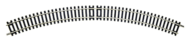 HORNBY Track Single 1x R607 2nd Radius Double Curve