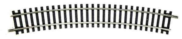 HORNBY Track Single 1x R608 3rd Radius Curve