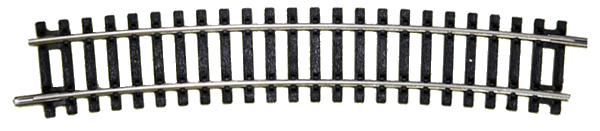 HORNBY Track Single 1x R628 Half Curve (33") Large Radius