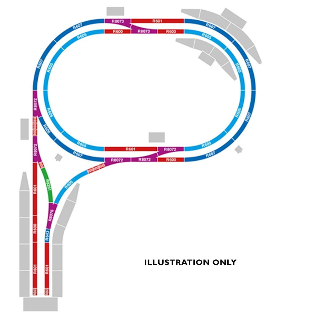 HORNBY R7275 Layouts Made Easy Compact Corner Layout Complete Track