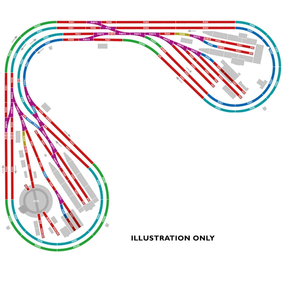 HORNBY R7277 Layouts Made Easy Large Corner Layout Complete Track