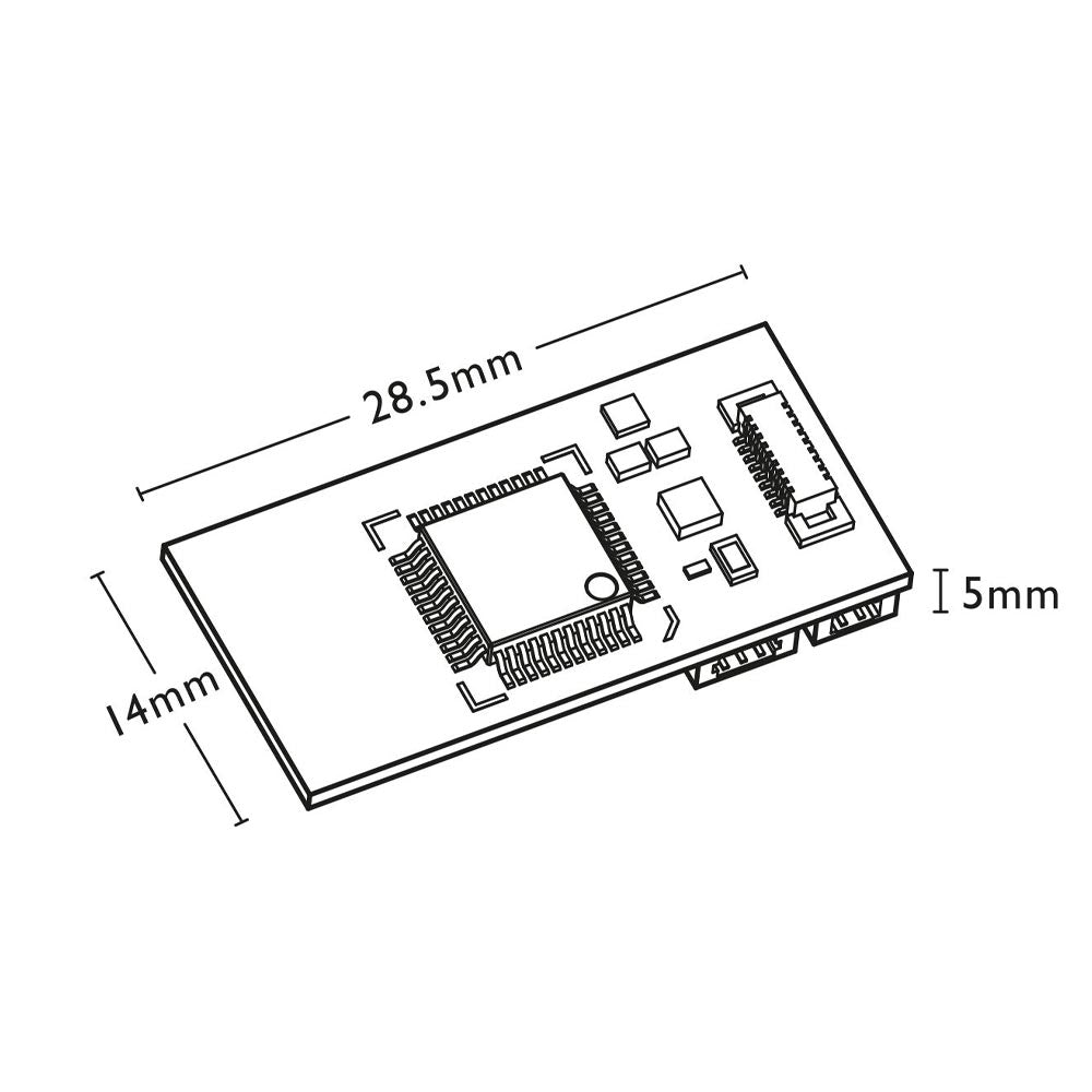 Hornby R7345 HM7000-N18TXS: Bluetooth & DCC Sound Decoder (Next18-pin)