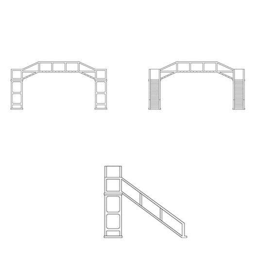 Hornby R7366 South Eastern Railway Footbridge 1:76/OO Gauge