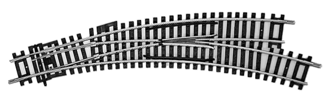 HORNBY Track Single 1x R8075 Right Hand Curved Point