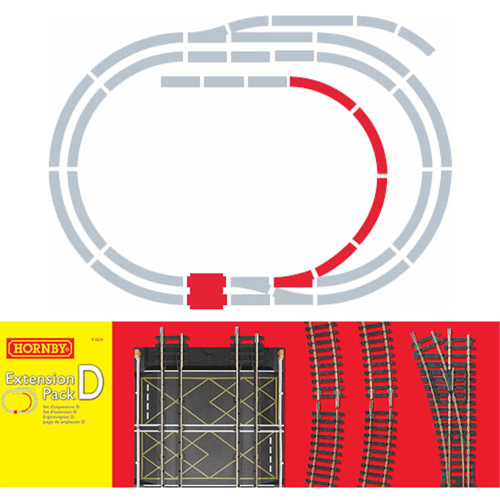 HORNBY R8224 TrakMat Track Extension Pack D
