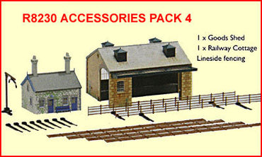 HORNBY R8230 Accessories Pack 4 Buildings