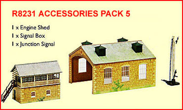 HORNBY R8231 Accessories Pack 5 Buildings