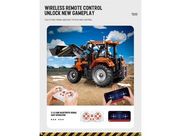 Reobrix RC Front Loader Tractor 1496pc Construction Set RBX22024