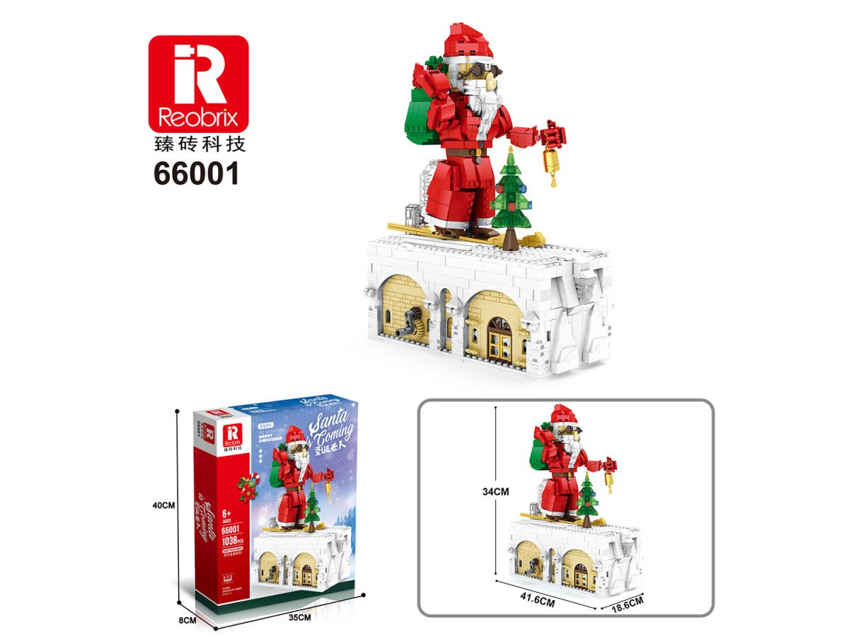 Reobrix The Big Santa 1039pc Construction Set RBX66001